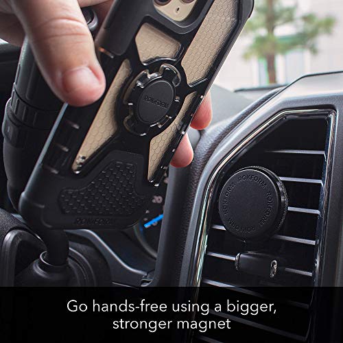 Rokform – Magnetic Air Vent Mount, Super Grip Car Truck & Van Vent Clip, Aluminum Cell Phone Holder, Removable Vent Magnet Mount, Specially Designed for Rokform Cases (Black) | The Storepaperoomates Retail Market - Fast Affordable Shopping