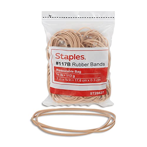 Staples 808016 Rubber Bands Size #117B