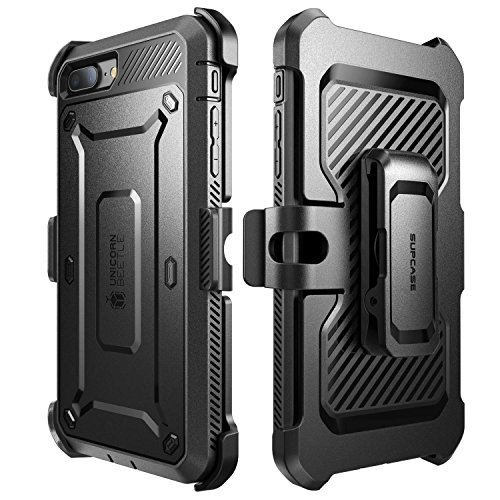 SupCase Unicorn Beetle Pro Series Case Designed for iPhone 7 Plus, iPhone 8 Plus Case, with Built-in Screen Protector Full-Body Rugged Holster Case for iPhone 7 Plus/iPhone 8 Plus (Black) | The Storepaperoomates Retail Market - Fast Affordable Shopping