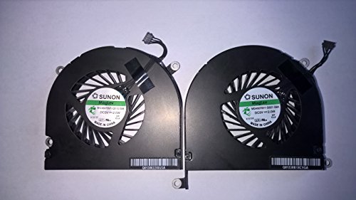 Left and Right Side CPU Cooling Fan Assembly for Apple MacBook Pro 15″ A1286 (2008, 2009, 2010, 2011, 2012)