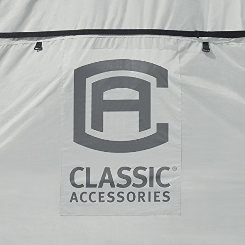 Classic Accessories Over Drive SkyShield™ Deluxe Water-Repellent Travel Trailer Cover, Fits 15′ – 18’L x 114″H, Model 0, Camper RV Cover, All Season Protection for Motorhome, Black/Grey/White | The Storepaperoomates Retail Market - Fast Affordable Shopping
