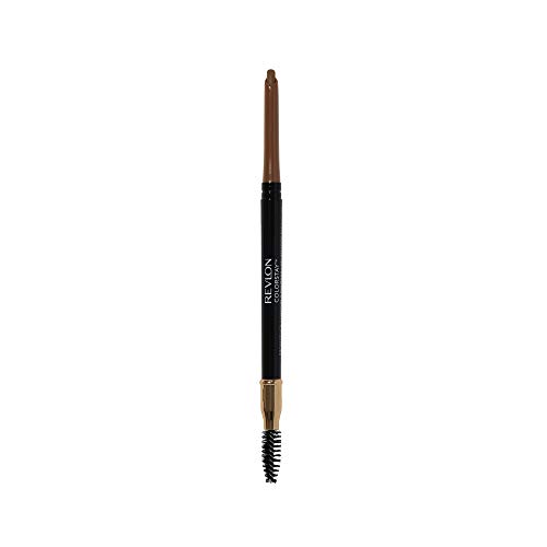Eyebrow Pencil by Revlon, Colorstay Eye Makeup with Eyebrow Spoolie, Waterproof, Longwearing Angled Precision Tip, 210 Soft Brown, 0.01 Oz