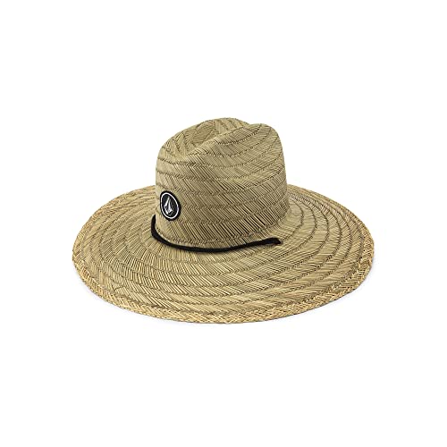 Volcom mens Quarter Straw Hat Baseball Cap, Natural, Small-Medium US