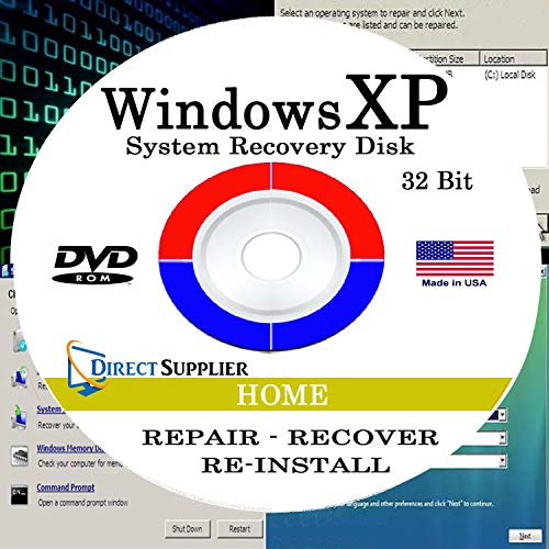 Direct Supplier – Compatible with WIN XP – 32 Bit DVD, Supports HOME edition. Recover, Repair, Restore or Re-install to Factory Fresh!