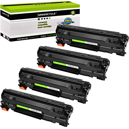 GREENCYCLE Compatible C137 CRG137 CRG 137 Toner Cartridge Replacement for Canon ImageClass MF227dw MF216n MF247dw MF249dw MF229DW MF212W MF232W D570 Laser Printer (Black,4 Pack)