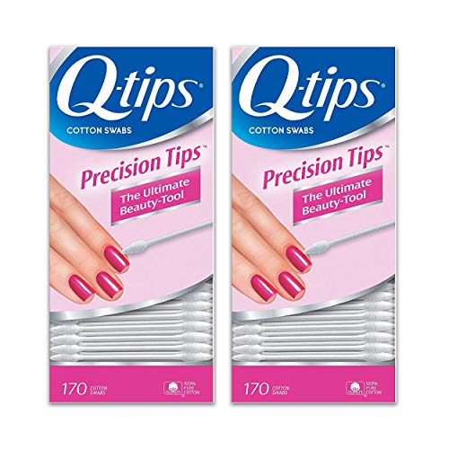Cotton Swabs, Precision Tips, 170 count – (pack of 2)
