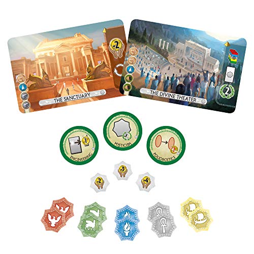 7 Wonders Duel Pantheon Board Game EXPANSION | Board Game for 2 Players | Strategy Board Game | Civilization Board Game | Board Game for Couples | Ages 10 and up | Made by Repos Production | The Storepaperoomates Retail Market - Fast Affordable Shopping