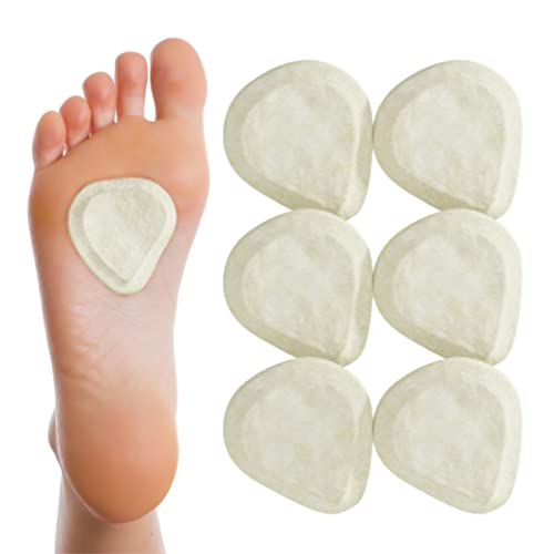 Metatarsal Felt Foot Pad Skived Cut (1/4″ Thick) – 6 Pairs (12 Pieces)