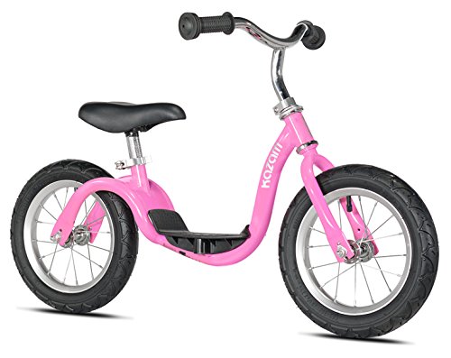 KaZAM v2s No Pedal Balance Bike, 12-Inch, Metallic Pink