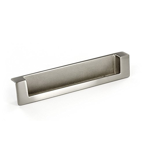 Richelieu Hardware BP897128195 5-in (128 mm) Center-to-Center, Contemporary Recessed Pull, Brushed Nickel
