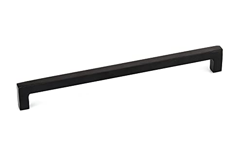 Richelieu Hardware BP9466320900 Sheffield Collection 12-5/8 in (320 mm) Center-to-Center, Traditional Cabinet Pull, Matte Black