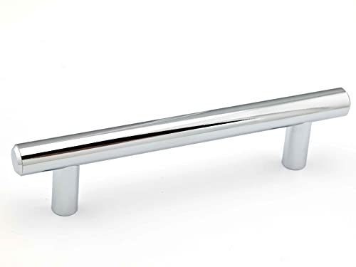 Richelieu Hardware BP20596140 Roosevelt Collection 3-25/32 in (96 mm) Center-to-Center, Contemporary Cabinet Pull, Chrome