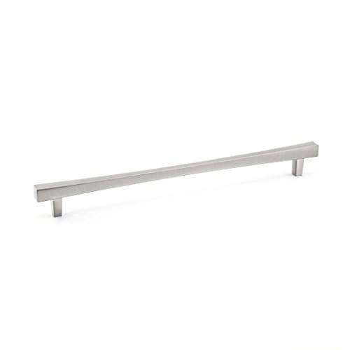 Richelieu Hardware BP7227256195 Westmount Collection 10 1/8-in (256 mm) Center, Transitional Cabinet Pull, Brushed Nickel
