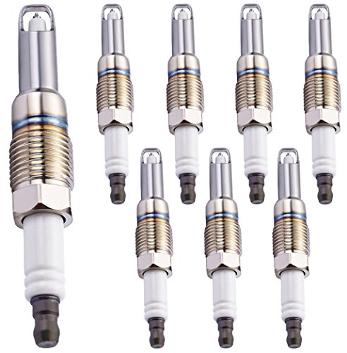 ENA Set of 8 Platinum Spark Plug Compatible with Ford Lincoln Mercury Expedition Explorer F-150 F-250 F-350 F-450 F550 Mark LT Navigator Mountaineer 4.6L 5.4L 6.8L Replacement for ‎PZT14F SP515 SP546