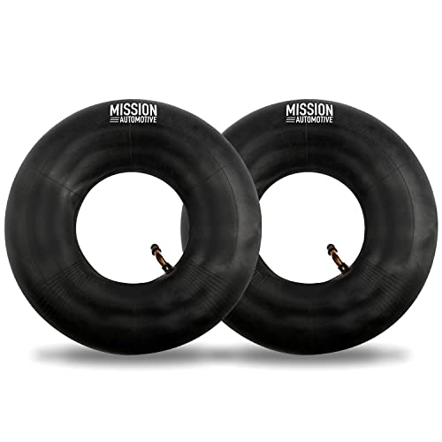 Premium Replacement Tire Inner Tubes – 2 Pack – 4.10/3.50-4″- Great for Hand Truck Dollies, Wheelbarrows, Lawn Mowers, and Trailers – Utility Tools – Mission Automotive