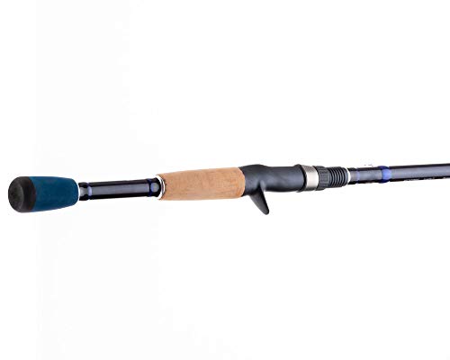 Halo Fishing Crankin’ Series II Crankbait Casting Rod, 7′ 10″ (Heavy)
