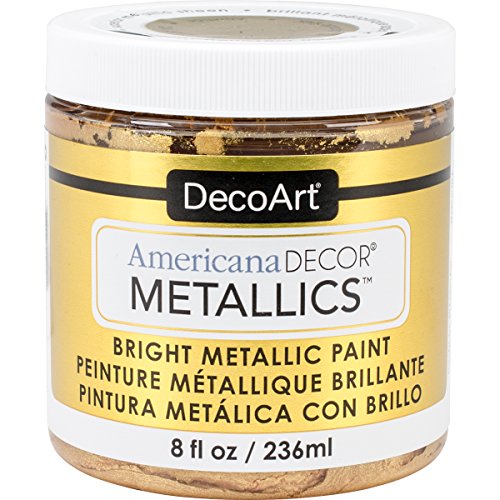 DecoArt DECADMTL-36.4 Ameri Deco Mtlc 24K Gold Americana Decor Metallics 8oz, 1