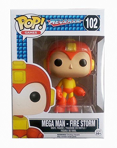 Funko Pop Games Mega Man Fire Storm Exclusive Variant Vinyl Figure
