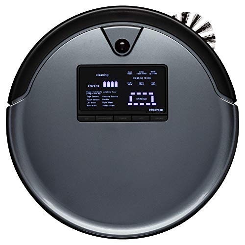 bObsweep PetHair Plus Robotic Vacuum Cleaner and Mop, Charcoal