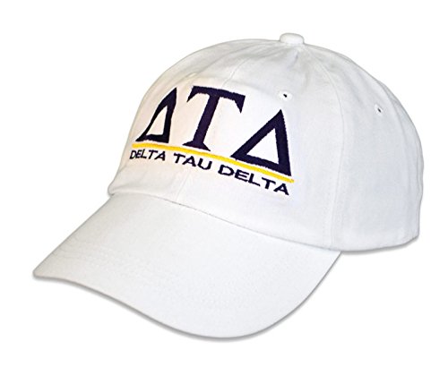 Delta Tau Delta DTD World Famous Line Hat White