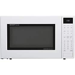 Sharp SMC1585BW 1.5 cu. ft. Microwave Oven with Convection Cooking, Auto Defrost in White