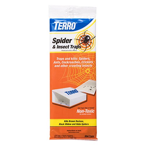 Terro T3206 Spider & Insect Trap, 4 Count (Pack of 1)