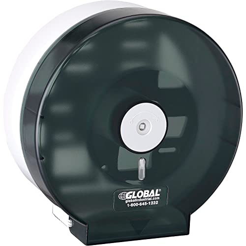 Global Industrial Plastic Jumbo Bathroom Tissue Dispenser, One 9″ Roll