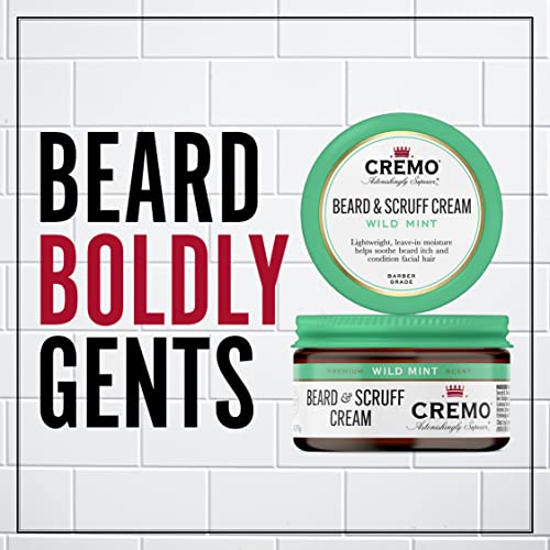 Cremo Beard & Scruff Cream, Wild Mint, 4 Ounce (Pack of 1) – Soothe Beard Itch, Condition and Offer Light-Hold Styling for Stubble and Scruff (Product Packaging May Vary) | The Storepaperoomates Retail Market - Fast Affordable Shopping