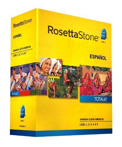 Rosetta Stone Spanish (Latin America) Level 1-5 Set – includes 12-month Mobile/Studio/Gaming Access