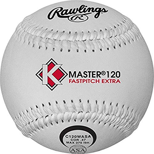 Rawlings K-Master Fastpitch Softball, 12 Count, C120WASA