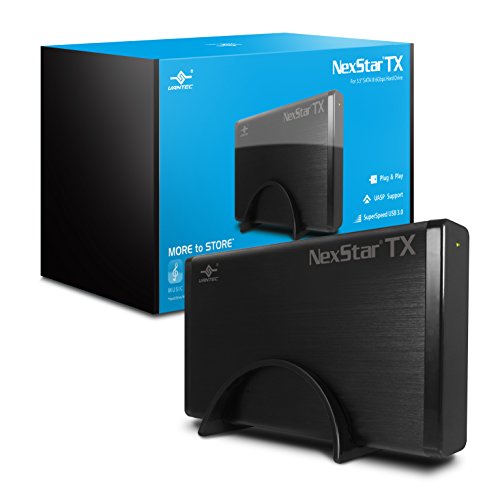 Vantec NexStar TX 3.5″ USB 3.0 Hard Drive Enclosure (NST-328S3-BK )