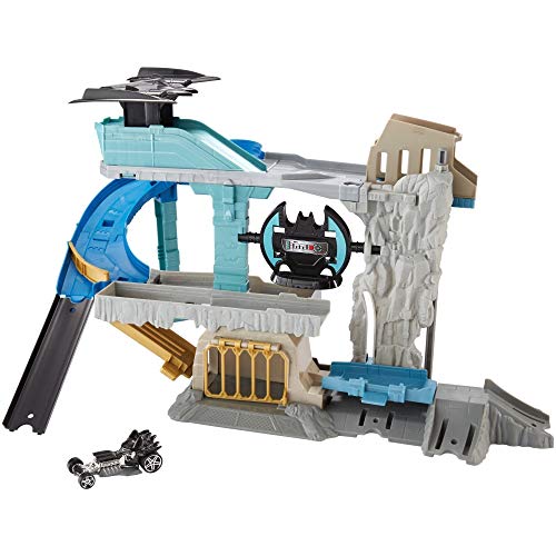 Hot Wheels and DC Universe Team Up to Fight Crime for 48 months to 120 months, with the Ultimate Batcave Playset! [Amazon Exclusive]