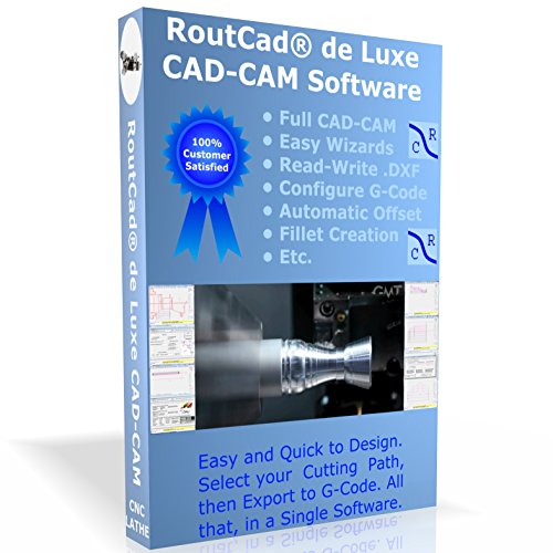 RoutCad de Luxe CAD-CAM Software CNC Lathe