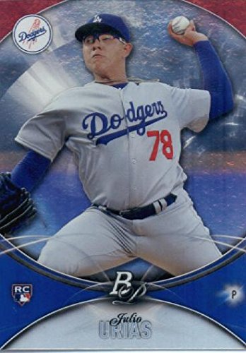 2016 Bowman Platinum #26 Julio Urias Los Angeles Dodgers Baseball Rookie Card-MINT