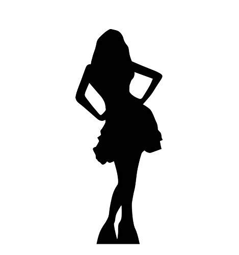 Advanced Graphics Woman in Skirt Silhouette Life Size Cardboard Cutout Standup