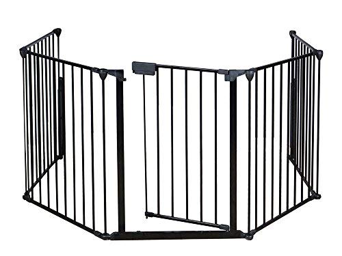 Baby Safety Fence Hearth Gate BBQ Metal Fire Gate Fireplace Pet Dog Cat Fence