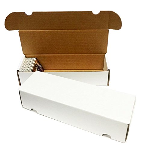 (50) 550 Count Corrugated Cardboard Storage Boxes by Max Pro for Baseball, Football, Basketball, Hockey, Nascar, Sportscards, Gaming & Trading Cards Collecting Supplies