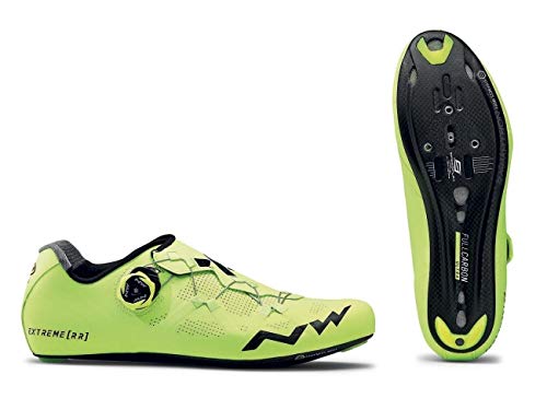Northwave Men’s Extreme RR Road Cycling Shoe – 80171010-40 (Yellow Flourescent – 43.5)