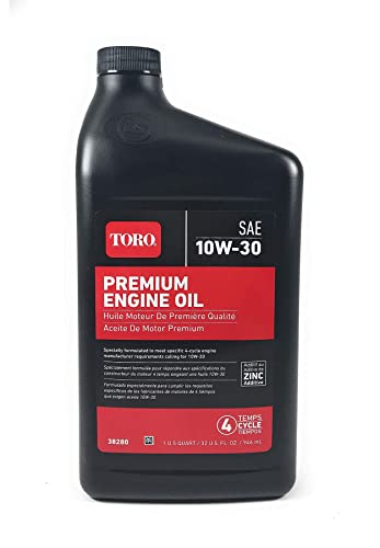 Toro 38280 SAE 10W30 4-Cycle Engine Oil – 32 OZ Bottle