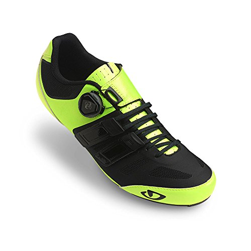 Giro Sentrie Techlace Road Cycling Shoes (Highlight Yellow/Black – 42.5)