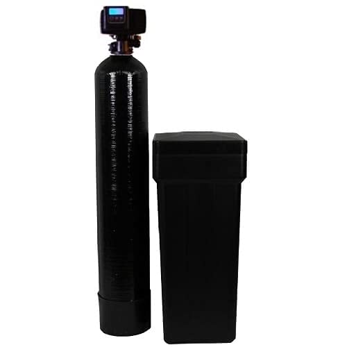 Fleck 5600 SXT Water Softener Ships Loaded With Resin In Tank For Easy Installation (32,000 Grains, Black)