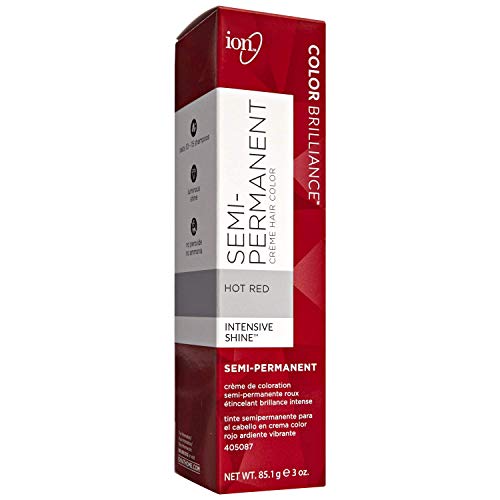 Ion Hot Red Semi Permanent Hair Color Hot Red