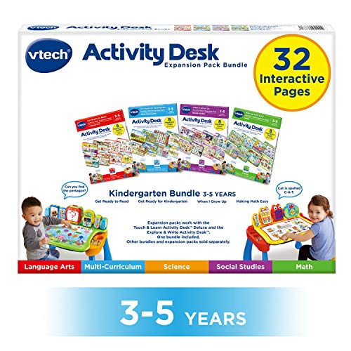 VTech Activity Desk 4-in-1 Kindergarten Expansion Pack Bundle for Age 3-5 | The Storepaperoomates Retail Market - Fast Affordable Shopping