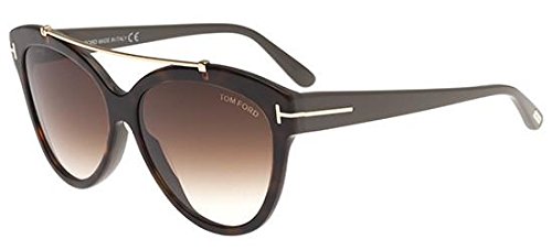 Tom Ford Women’s Livia FT0518 – 53F Sunglasses 58mm Havana Brown / Gold Tone Frame w/ Brown Lens | The Storepaperoomates Retail Market - Fast Affordable Shopping