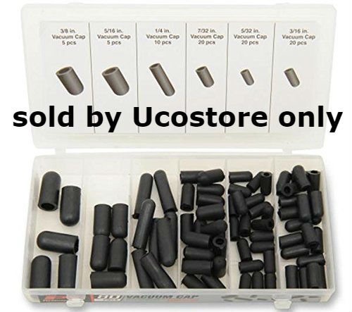 ucostore Shop-Tek/C-H 80-Piece Vacuum Cap Assortment, CAPVC80 – Sold Only