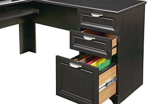 Realspace Magellan L-Shaped Desk, 30H x 58 3/4W x 18 3/4D, Espresso | The Storepaperoomates Retail Market - Fast Affordable Shopping