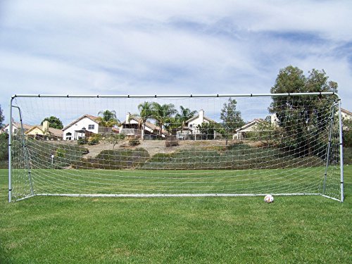 PASS 21 X 7 Ft. Official Youth Modified Size. Heavy Duty Steel Soccer Goal w/Net. Regulation Youth Modified, League Size Goals. Professional Practice Training Aid. 21 X 7, 21×7 Foot
