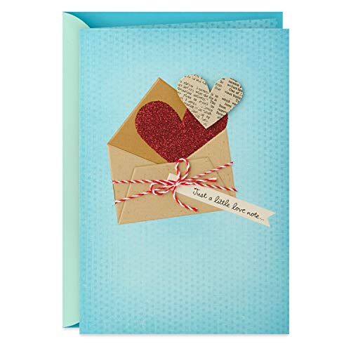 Hallmark Everyday Love Card, Romantic Birthday Card, Fathers Day Card, or Anniversary Card (Love Note) (0499RZB1274)