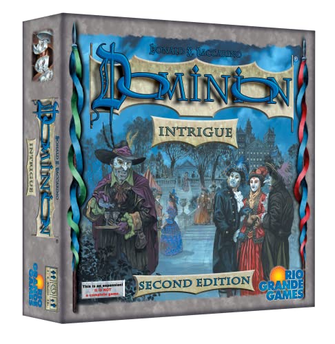 Rio Grande Games Dominion: Intrigue 2nd Edition Board Game , Blue, 156 months to 9600 months