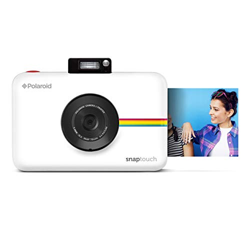 Zink Polaroid Snap Touch Portable Instant Print Digital Camera with LCD Touchscreen Display (White)